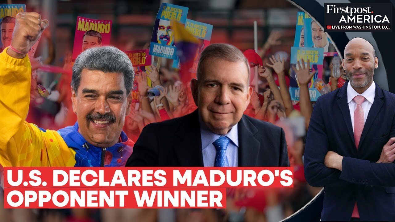 US Says Venezuela's Maduro Didn't Win Election, Declares His Opponent Winner | Firstpost America| RN