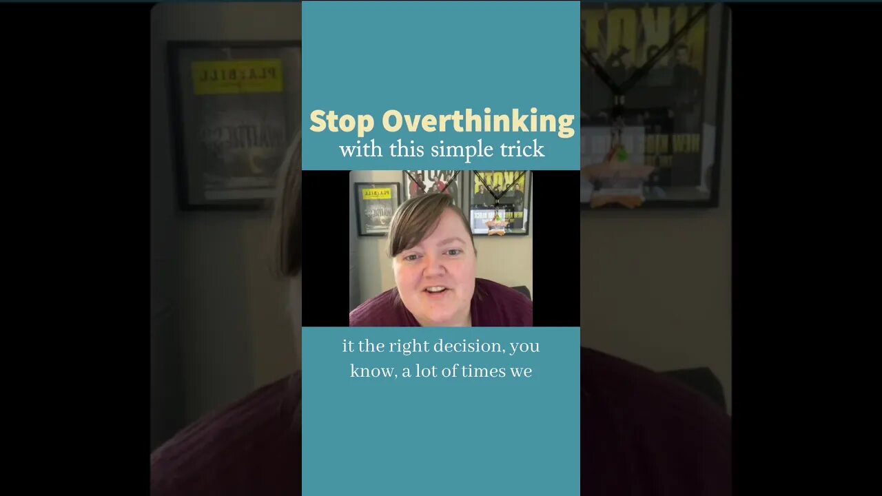 Stop overthinking with this simple trick | MBTI infj Personality