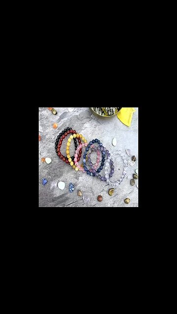 7 MALA BEAD BRACELETS - CHAKRA BRACELET SET