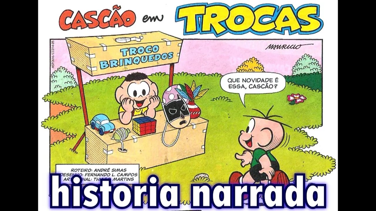 Cascão em-Trocas | Gibis do Rapha