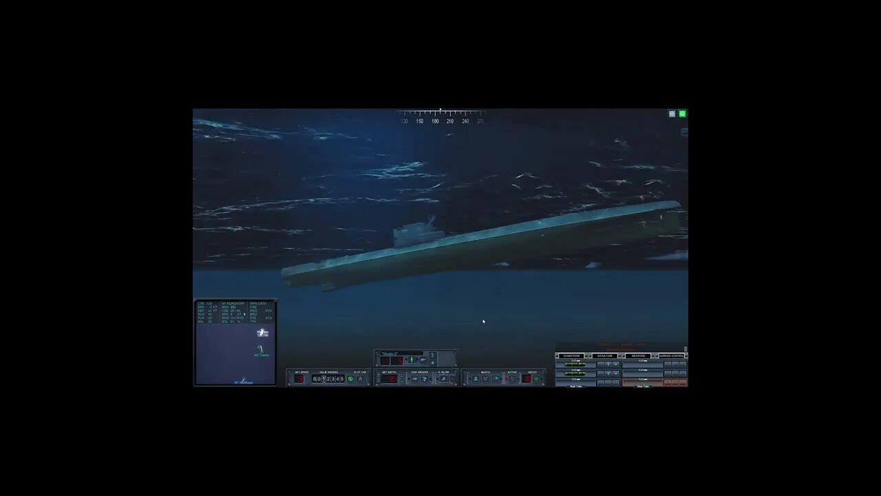 Blazing speed of 13 knots with Whiskey Short
