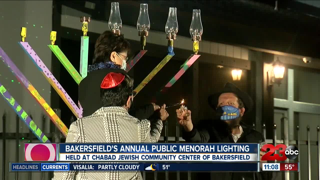 Annual Menorah Lighting Ceremony takes place Sunday via drive-through due to COVID