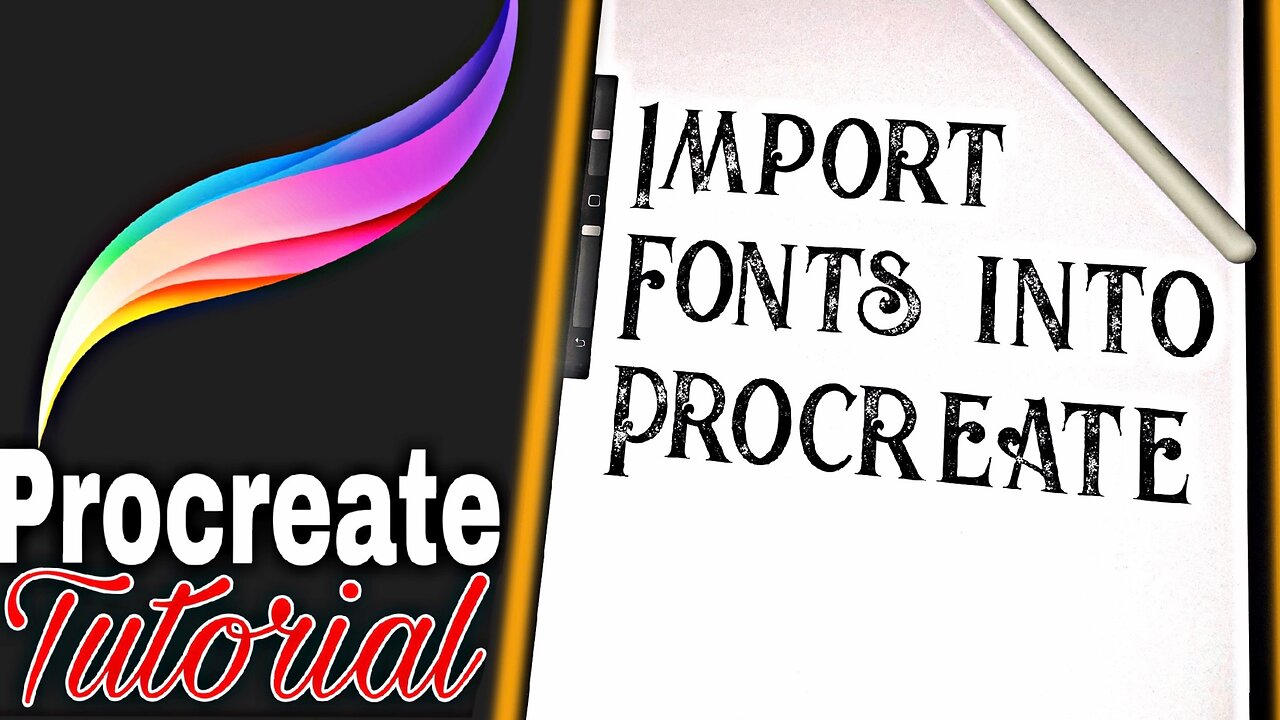 How To Import Fonts Into Procreate