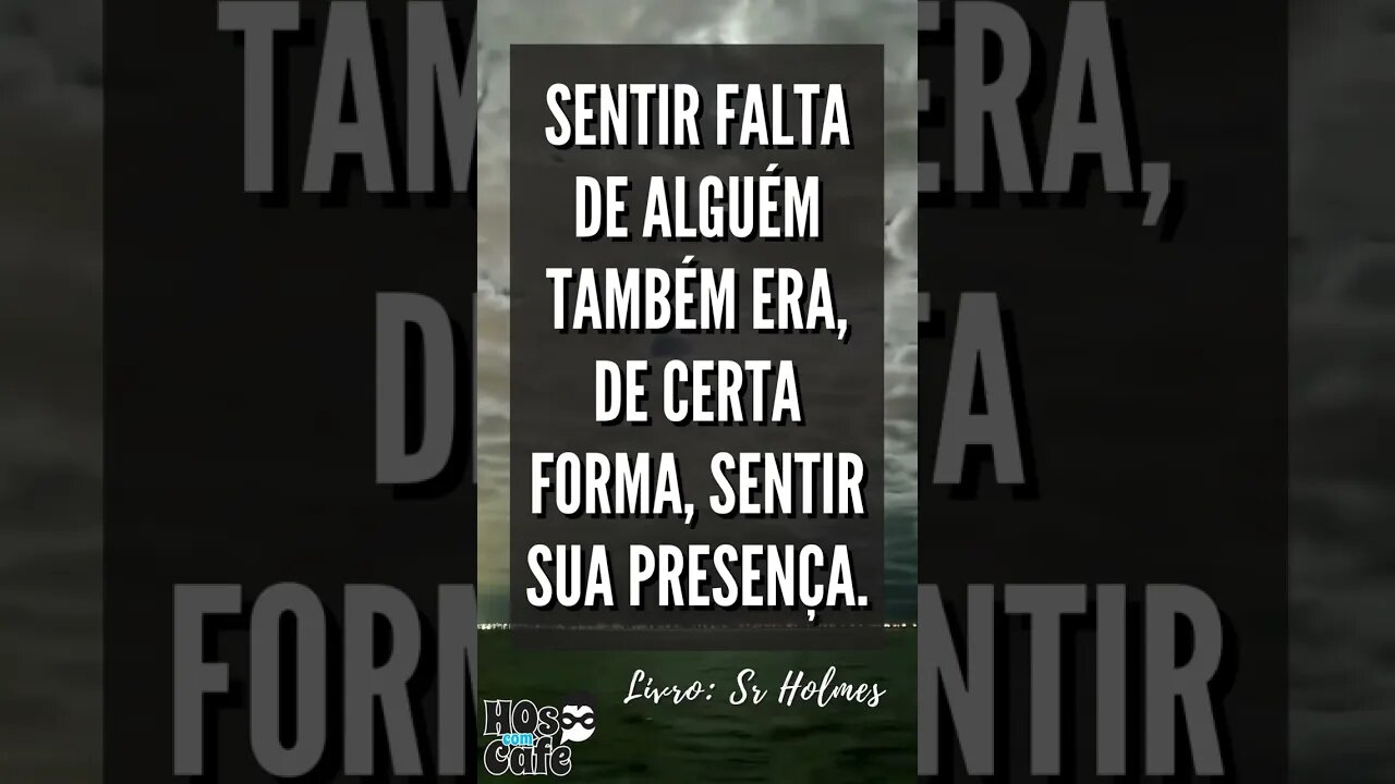 Frase do livro Sr Holmes | #shorts