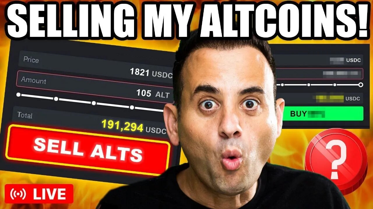 I'm SELLING MY ALTCOINS To Go ‘All In’ On BITCOIN!!