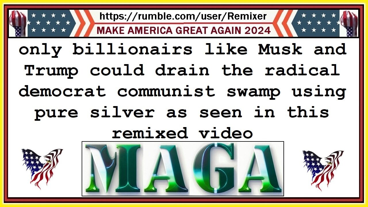 Musk & Trump drain the radical democrat communist swamp 2025