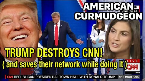 TRUMP DESTROYS CNN! ( and saves their network while doing it )