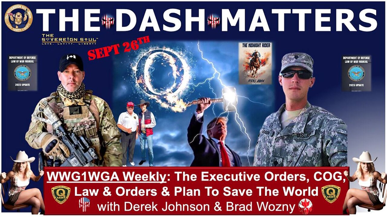 Derek Johnson & Brad Wozny Update Today Oct 17: "WWG1WGA! MAGA Global, [DS] Hurricanes, COG"