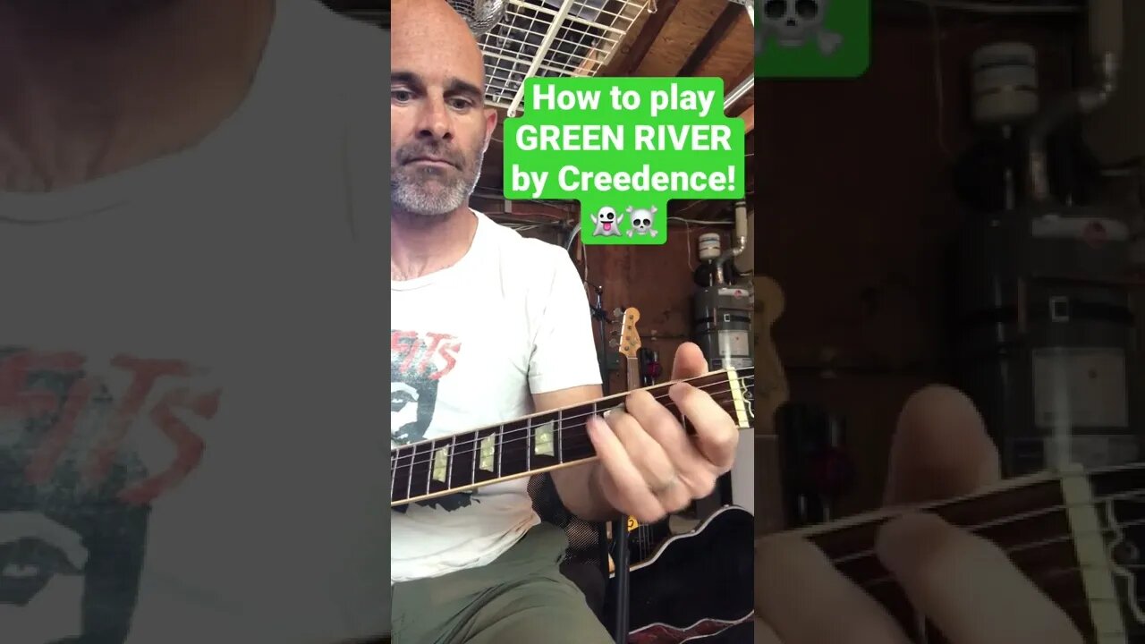 How to play Green River by Creedence Clearwater Revival on guitar!