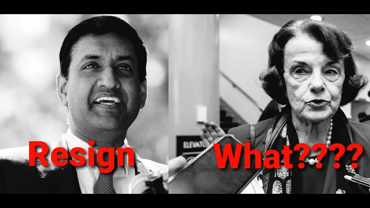 Rep Ro Khanna Calling For Sen Dianne Feinstein To Resign, Due To Her Not Being At Her Job