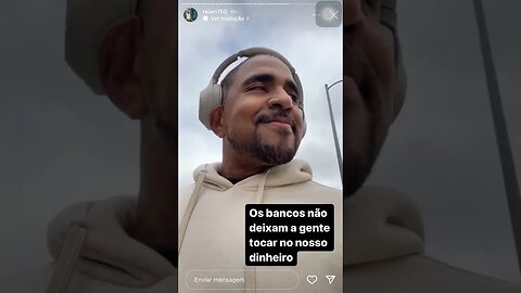 Raiam foi barrado no banco | Raiam Santos