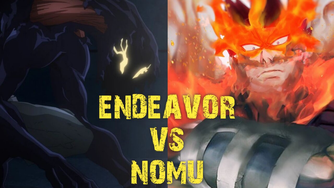 Mejores Peleas del Anime: Endeavor vs Nomu - My Hero Academia