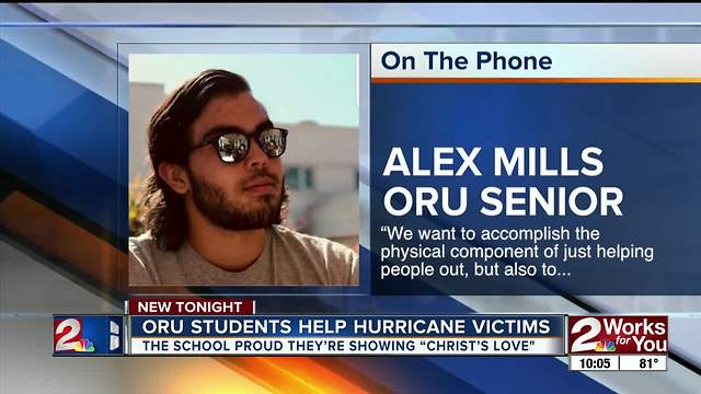 ORU students head to Texas for Fall Break to help with hurricane relief