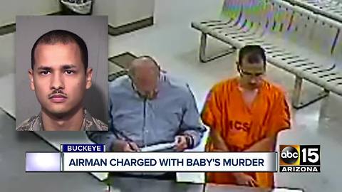 Top stories: Airman charged in baby's death; Dangerous railroad crossing may close; Law aimed at charter school finance troubles