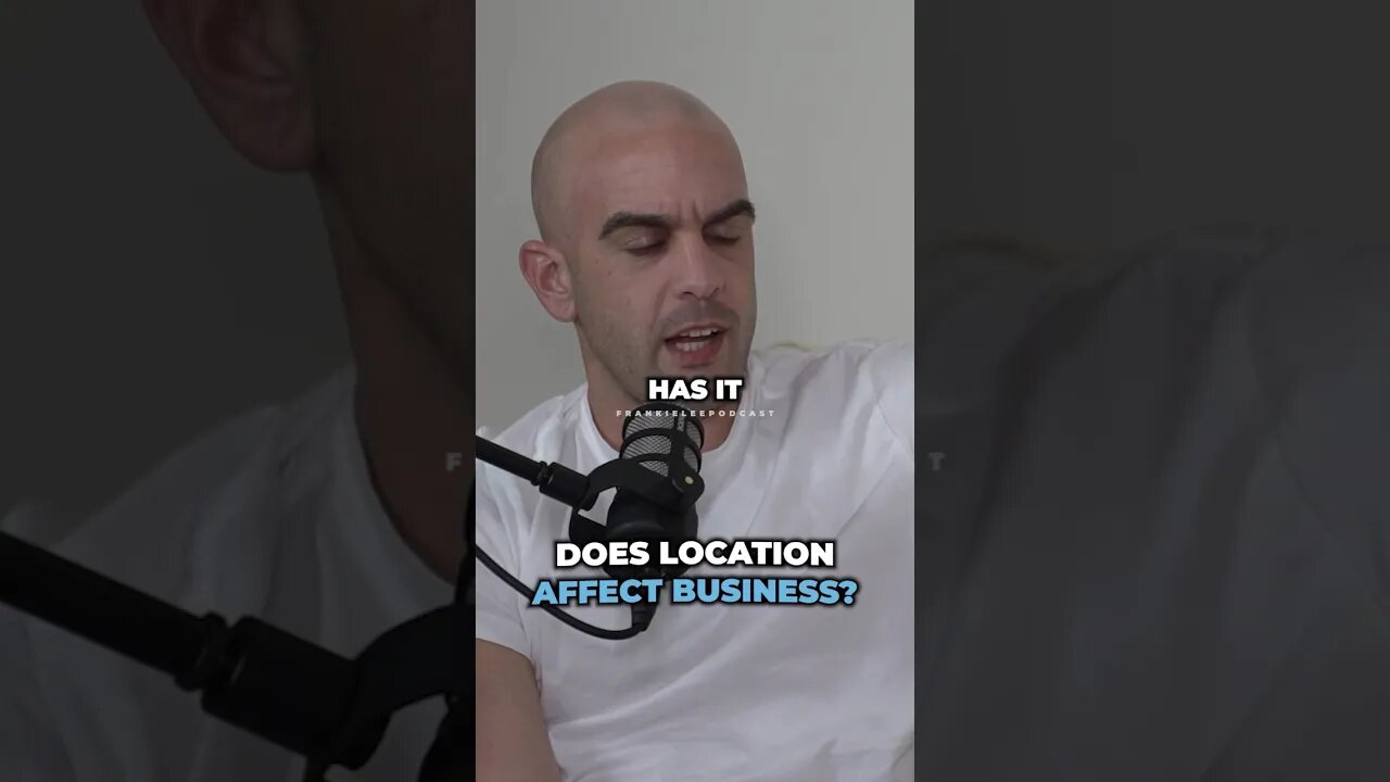 Does location affect your business? 🏦💰 #business #location #frankieleepodcast