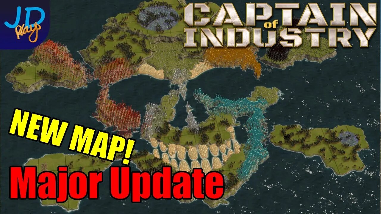 Major Update & New MAP! 🚜 Captain of Industry 👷 News Updates, and Information