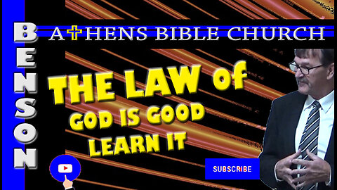 The Law of God is Good | 1 Timothy 1:6-10 | Athens Bible Church