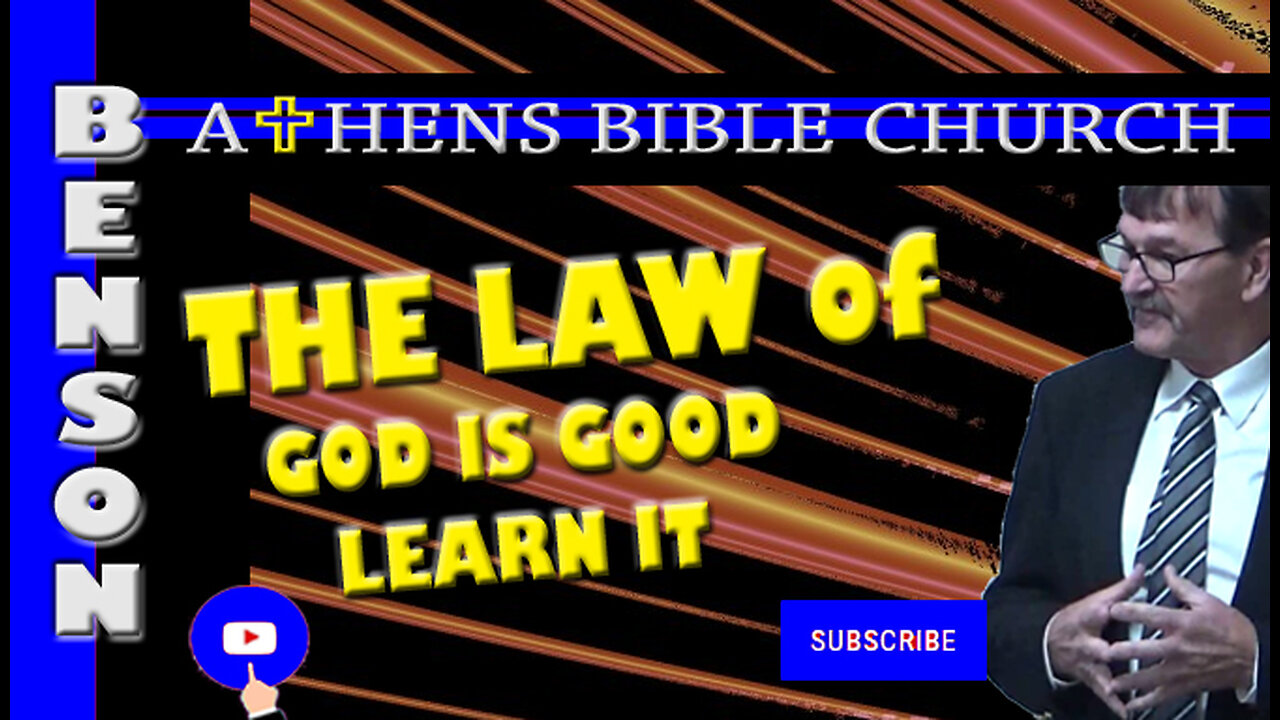 The Law of God is Good | 1 Timothy 1:6-10 | Athens Bible Church