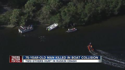 One dead, multiple injured in boat collision on Little Manatee River