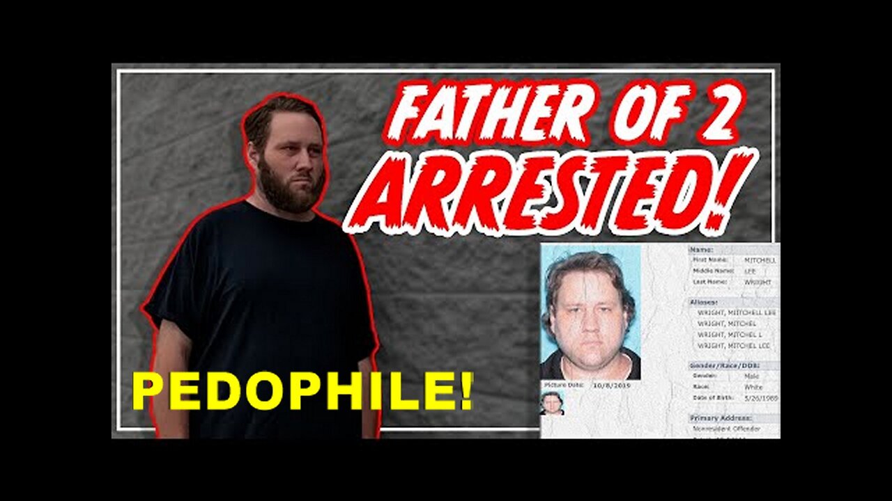 Pedophile Child Rapist Psychopath Father Left Kids At Home! Arrested!