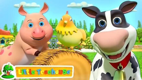 Old Macdonald Had a Farm | Kindergarten Nursery Rhymes & Songs | Children's Music | Little Treehouse