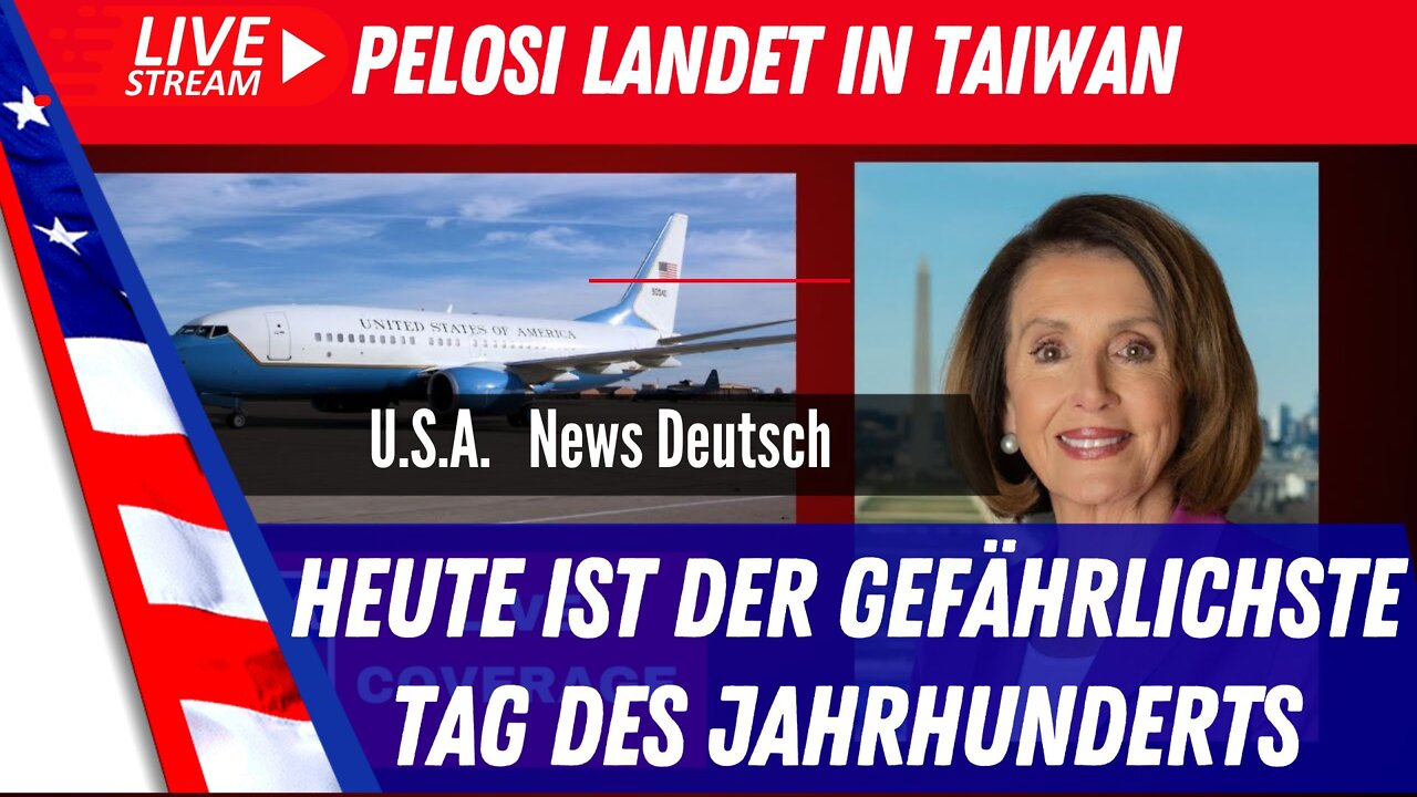 LIVE aus Taiwan - Pelosi landet in Taipeh.