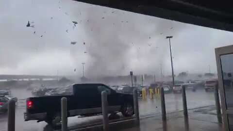 Powerful tornado touched down at Walmart store in Round Rock, TX