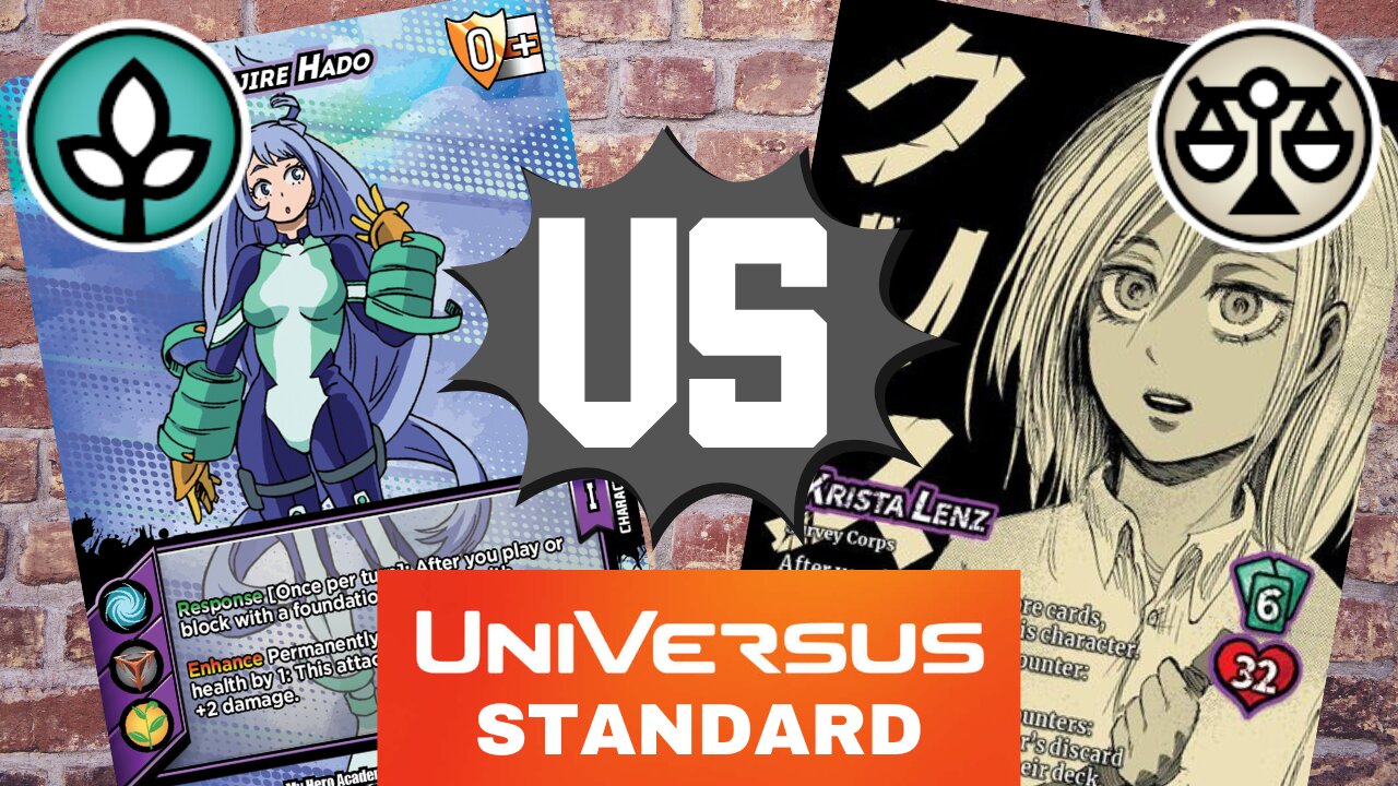 Nejire Hado 1 (Life) VS. Krista Lenz (Order) / Universus Attack on Titan Gameplay