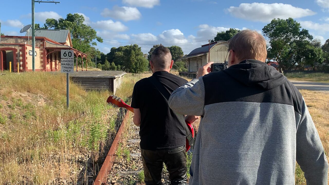 Behind the scenes of Waiting On A Train by DOHENY