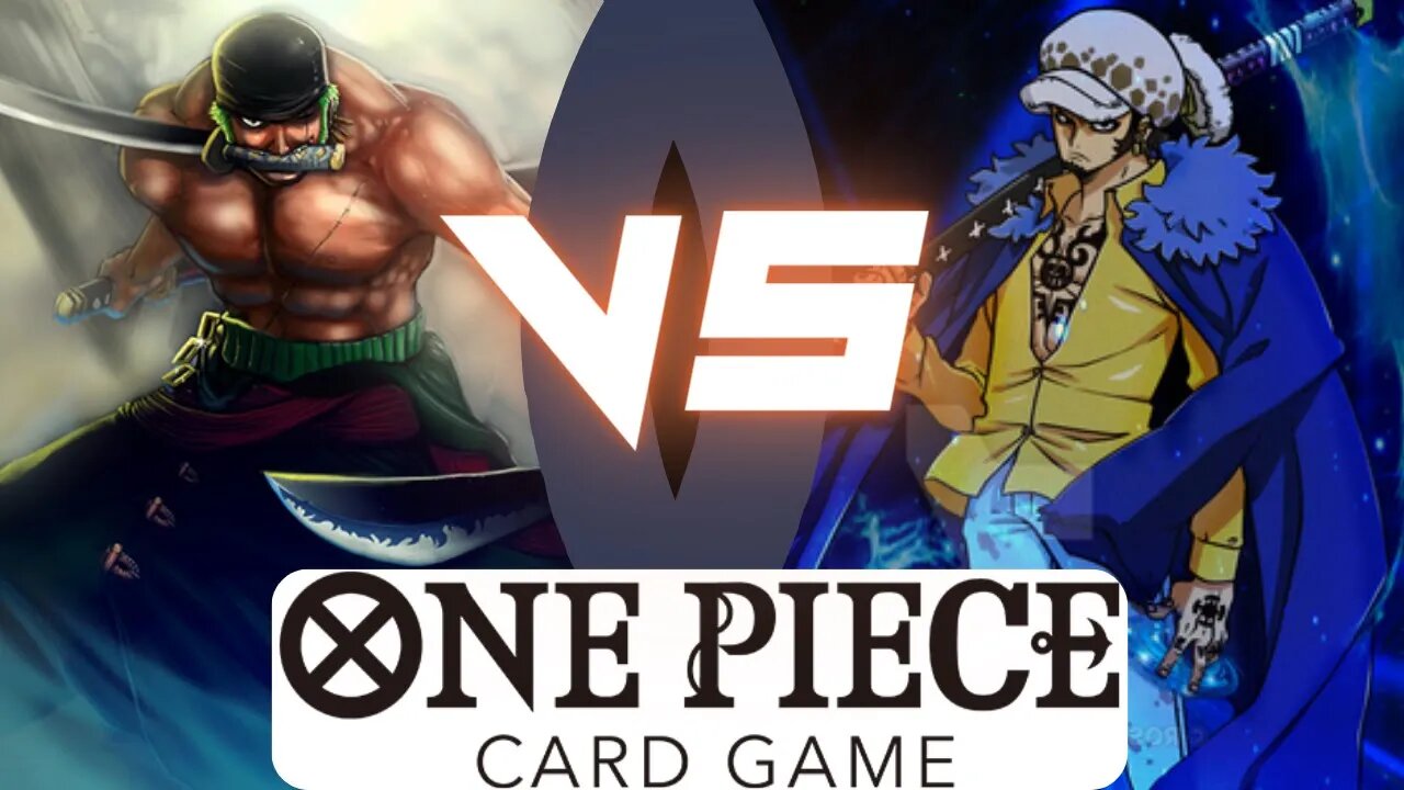 Roronoa Zoro [ Red ] VS Traflagar Law [ Green/Red ] | OPTCG BATTLE | One Piece Card Game Gameplay