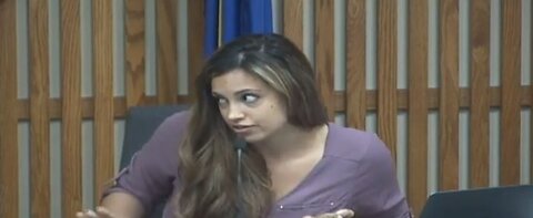 School Board Trustee Danielle Ford refers to male genitalia measuring contest in latest meeting