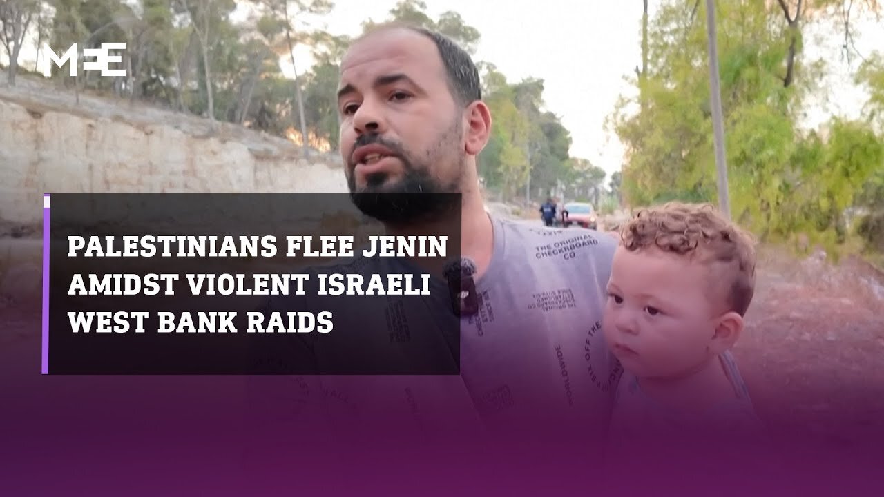 Palestinians fleeing Jenin as violent Israeli raids on the occupied West Bank continues