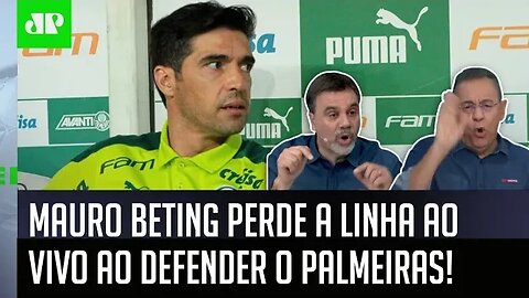 TRETA! "VOCÊ FALA MER%@!" Mauro Beting PERDE A LINHA com Flavio Prado ao DEFENDER o Palmeiras!