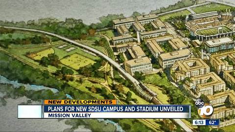 SDSU shows plans for new campus