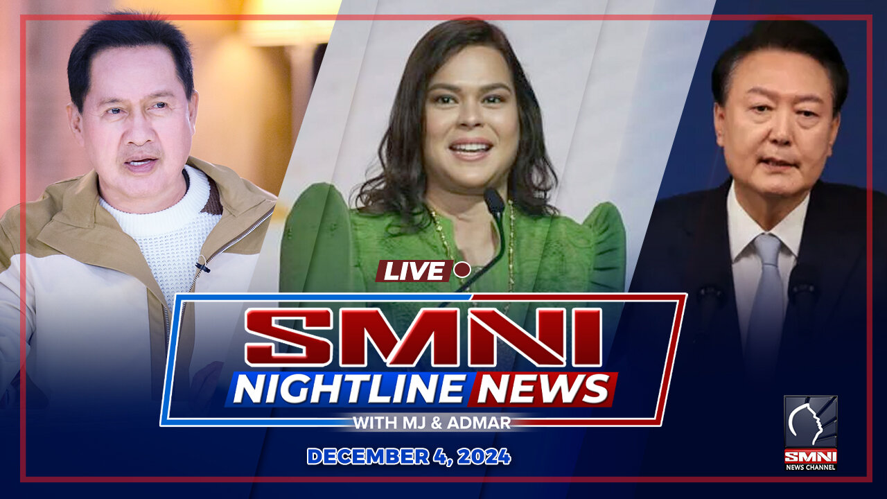 LIVE: SMNI Nightline News with MJ Mondejar & Admar Vilando | December 4, 2024 - Miyerkules