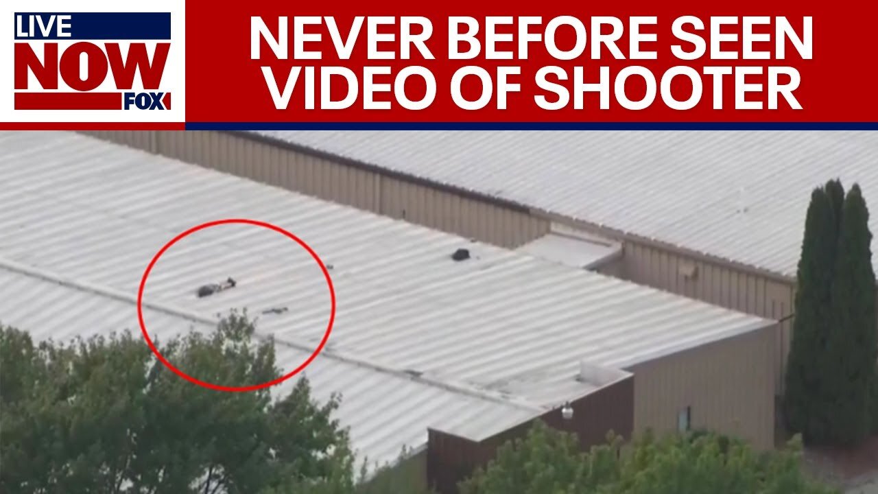 BREAKING: Trump Shooting NEW VIDEO: Matthew Thomas Crooks Climbing Up Roof | LiveNOW from FOX