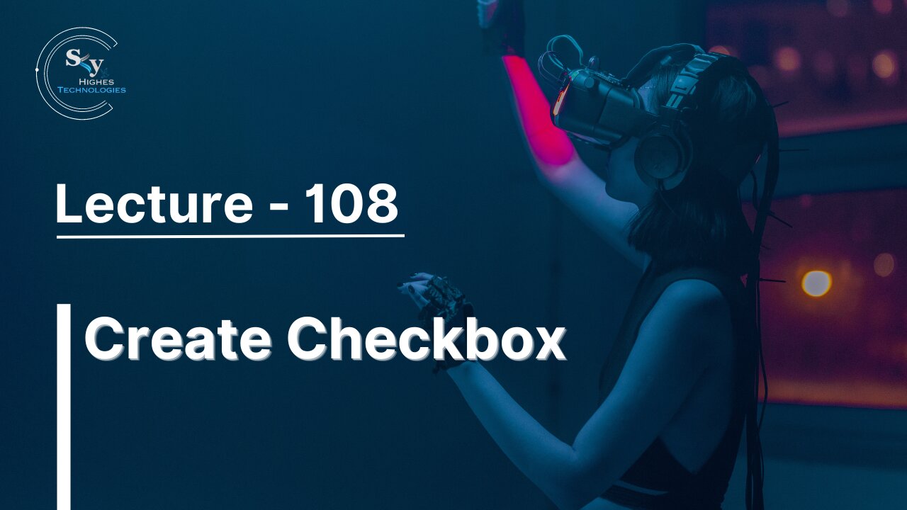 108 - Create Checkbox | Skyhighes | React Native