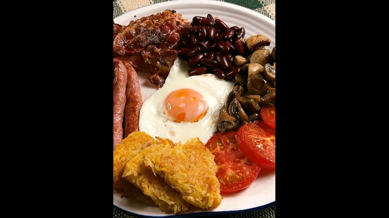 Classic English Breakfast full #cooking #English racipe