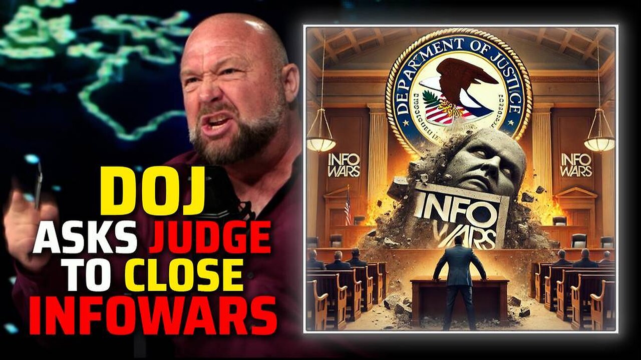 BREAKING: 1st Amendment In Crisis— DOJ Asks Federal Judge To Close Infowars