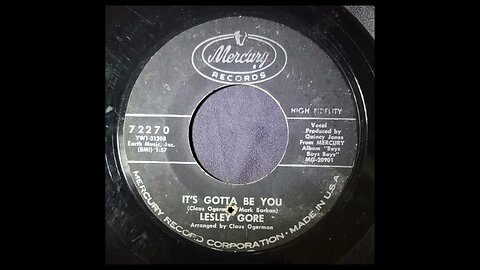 Lesley Gore - It's Gotta Be You