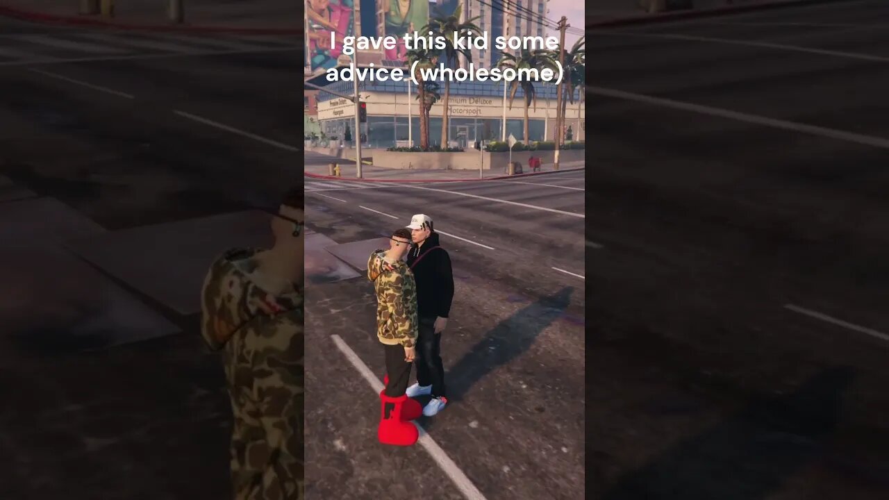 gave this kid some advice...