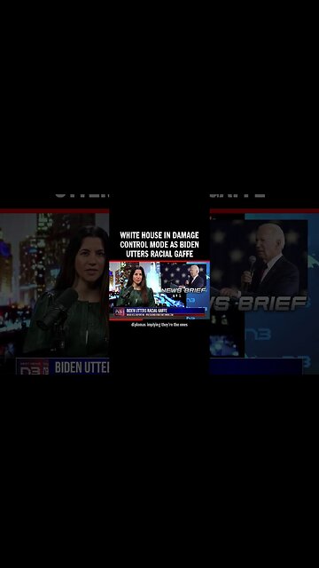 White House in Damage Control Mode as Biden Utters Racial Gaffe