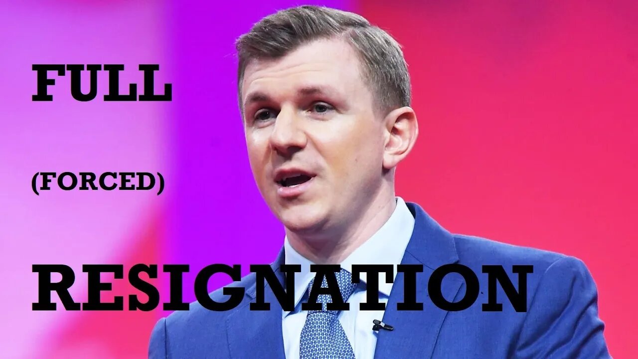 James O'Keefe's full RESIGNATION to PROJECT VERITAS staff