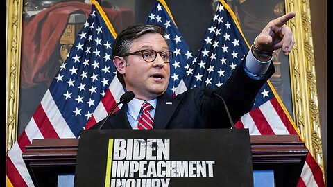 As WH Continues to Stonewall, Johnson Calls Biden Impeachment Investigation Vote a 'Necessary Step'