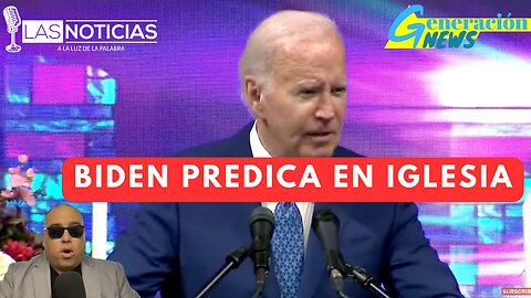 Biden Predica en Iglesia.