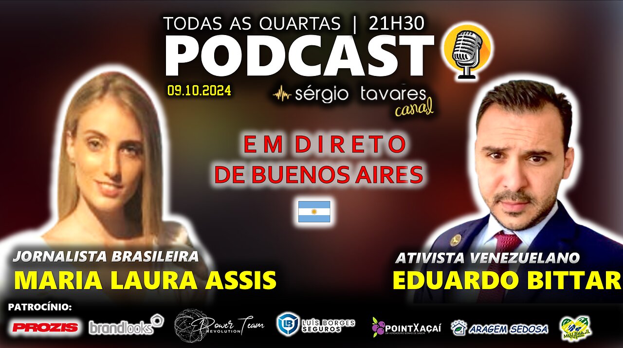 🇦🇷​|🎙𝗣𝗢𝗗𝗖𝗔𝗦𝗧 em direto de Buenos Aires: Maria Laura Assis e Eduardo Bittar - Episódio 20