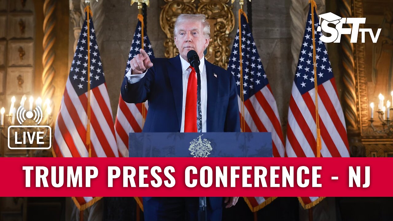 🚨 LIVE: President Trump Holds Press Conference at Bedminster