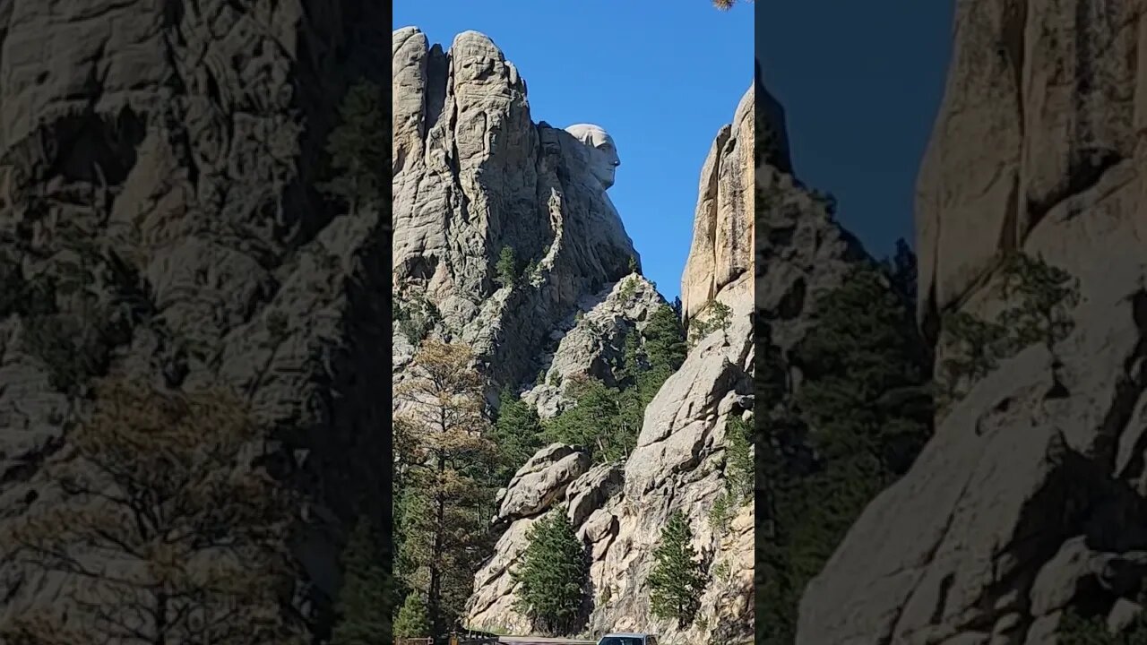 Mount Rushmore, Side View.