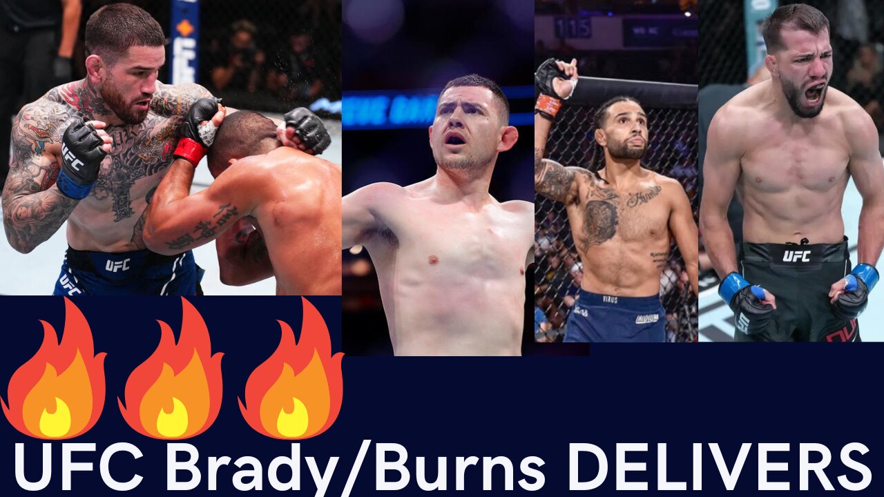 UFC Vegas 97 Event Recap Gilbert Burns vs Sean Brady Full Card Results, Reaction, Breakdown