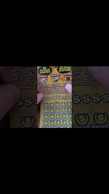 $30 Lottery Ticket Bonus Win #shorts #lottery